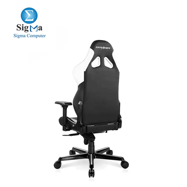 DXRacer Gladiator Series Modular Gaming Chair D8200 - Black   White  The Seat Cushion Is Removable  GC-G001-NW-B2-423 